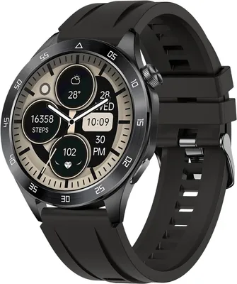 Produktbild von Militär Smartwatch Herren 1,43'' AMOLED mit Telefonfunktion, 120 Sportmodi, Herzfrequenz , Schlafmonitor, Schrittzähler, IP68 wasserdichte Fitnessuhr