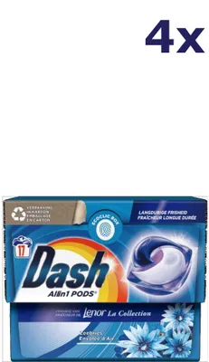 Produktbild von 4x Dash Pods All-in-1 – 17sc387.6g – Frische von Lenor Meeresbrise