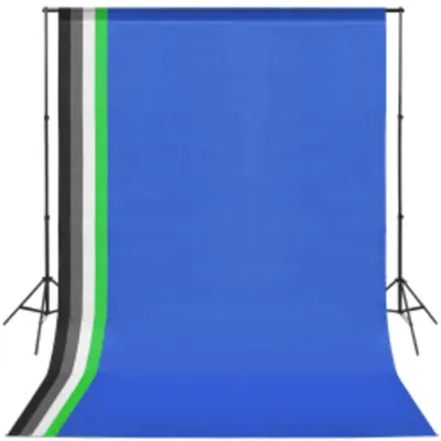 Image de vidaXL Kit studio photo avec boîte à lumière et arrière-plan
