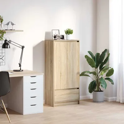 Zdjęcie produktu dla vidaXL Szafka z szufladą dąb sonoma 55,5x34x119,5 cm