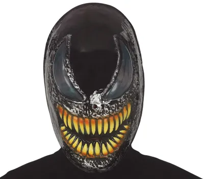 Immagine prodotto di Supereroe Villain Halloween Maschera Avventura Figura Design Scuro Creativo Cosplay Horror Comic Villain Carnevale Accessorio Festa, Colore: Nero