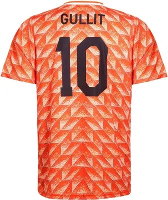 Produktbild von EURO 88 Trikot Gullit - Niederlande - Orange - Kinder und Erwachsene - XL