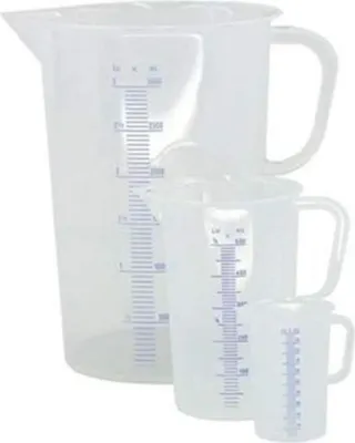Produktbild von Messbecher 5000 ml aus Kunststoff - Dünger Dosierung Klein Cocktail Bar Küche Dosierhilfe