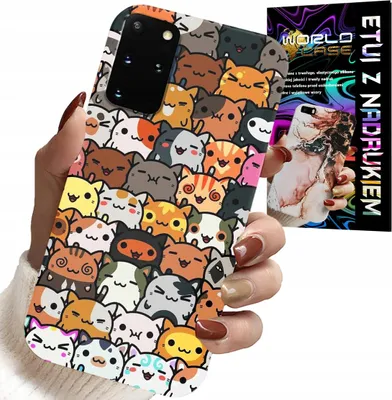 Image de Étui Pour Samsung Galaxy S20 Plus - Dos En Chats Mignons, Chats, Étui