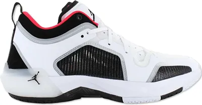 Produktbild von AIR JORDAN 37 XXXVII LOW - Herren Basketball Schuhe Weiß-Schwarz DQ4122-100 , Größe: EU 45.5 US 11.5