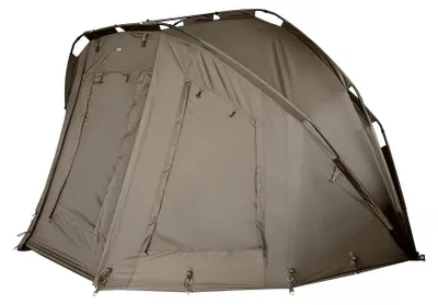 Produktbild von 5 Seasons 3,5 Mann Angelzelt Bivvy – Wasserdicht 10.000 mm, schneller Aufbau, 1,8 m Höhe, Moskito- und Klarsichtfenster, inklusive Bodenplane und Tragetasche