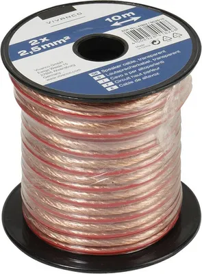 Immagine prodotto di ViVanco™46824 audio cable 10 m Copper, Transparent