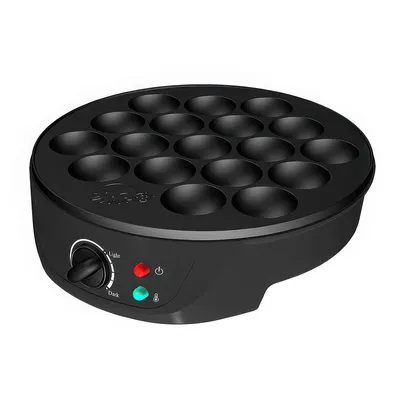 Produktbild von Elektrischer Takoyaki-Maker,Elektrischer Kugelgrill, mit 18 Mulden, einfach zu bedienen, antihaftbeschichtet, leicht zu reinigen,für Küche, Camping,Pi