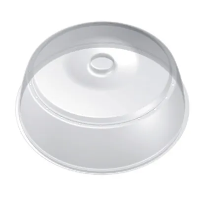Image de Branq Housse pour micro-ondes Rond - Ø 27cm - Transparent - Protection contre les éclaboussures pour micro-ondes