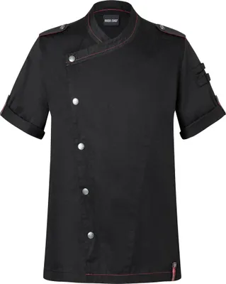 Produktbild von KARLOWSKY Herren Kochjacke ROCK-CHEF®-Stage2 Kurzarm Schwarz 60