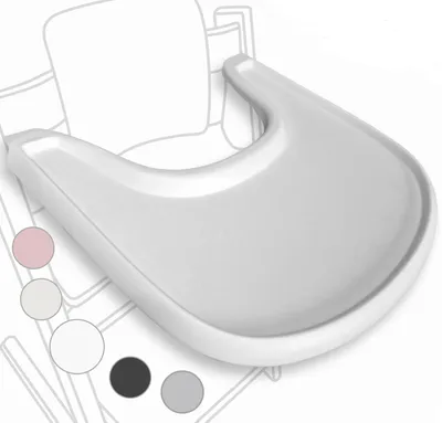 Immagine prodotto di Vassoio ergonomico per seggiolino alimentare, compatibile con Stokke Tripp Trapp