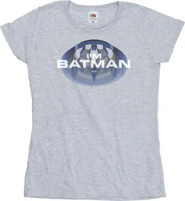 Produktbild von DC Comics - "I'm Batman" T-Shirt für Damen BI43879 (M) (Grau)