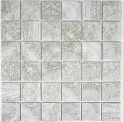 Produktbild von Mosaikfliese Naturstein Optik grau Struktur Badfliese Fliesenspiegel MOS16-0204