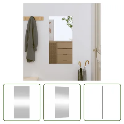 Obrázek produktu pro The Living Store Nástěnné zrcadlo 30x60 cm skleněné obdélníkové