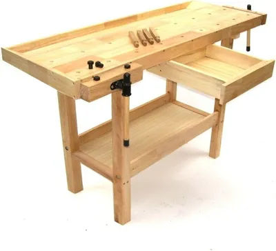 Produktbild von Hobelbank Werkbank Holz 1490 Holzwerkbank 06064 Arbeitstisch Werktisch