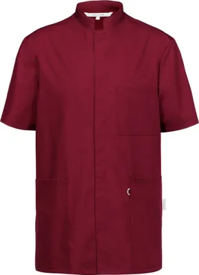 Produktbild von Greiff CARE uni Kasack Kurzarm Regular-Fit Lyocell Bordeaux XL