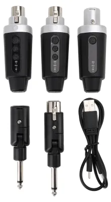 Obrázok produktu pre Bezdrôtový vysielač XLR, 3-pólový mikrofónový adaptér UHF mikrofónový systém pre dynamické kondenzátorové mikrofóny, mixér