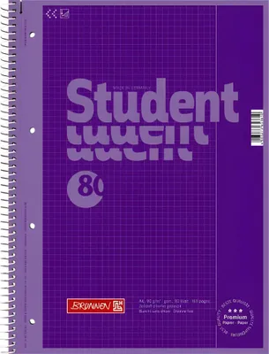 Produktbild von BRUNNEN Collegeblock A4 purple Lineatur 26 1067926160