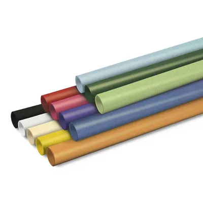 Produktbild von Clairefontaine 95799AMZC 12 Rollen Geschenkpapier 3x0,7m 65g Kraft sortiert
