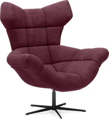 Produktbild von DomoHome | Ergonomischer Relax-sessel mit 360° Dreh-und Schaukelfunktion - Soft Lux-Schaumpolster Modernes Design für Wohnzimmer Schlafzimmer Büro | 104x46x119 cm | Kastanienbraun