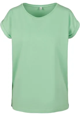 Zdjęcie produktu dla Koszulka damska Build Your Brand, model Extended Shoulder Tee, o luźnym kroju