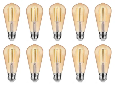 Produktbild von Asalite LED-Lampe ST64 E27 7W 650lm 2000K 220-240V 10 Stück