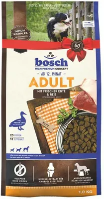 Immagine prodotto di Bosch 1 kg di anatra e riso per adulti