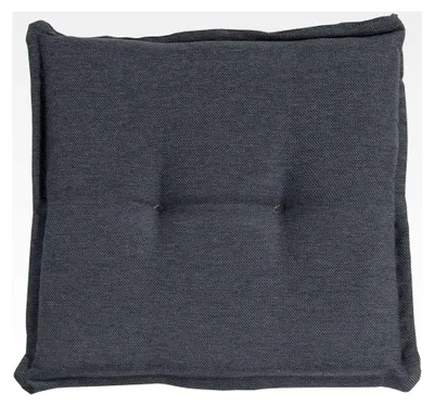 Produktbild von Sitzpolster für Gartenhocker | 50 x 50 cm | Dunkelgrau | Polyester