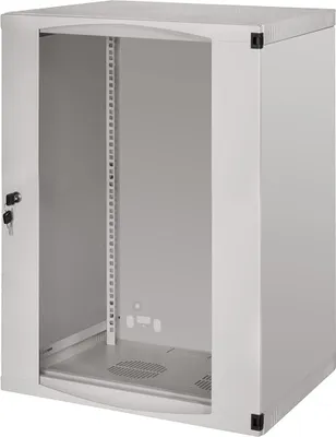 Image de LogiLink Professional W15F64G Répartiteur mural 19" LogiLink, monobloc, 15 UH, gris clair