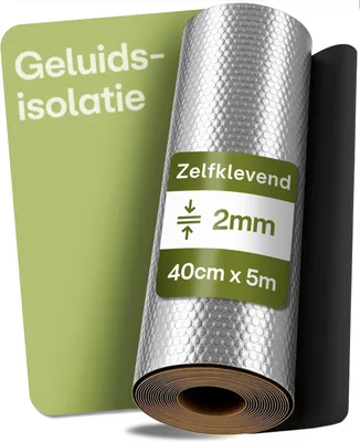 Produktbild von Selbstklebende, schallisolierende Matte für Autos, 2 mm dick, 40 x 500 cm, Anti-Vibrationsmatte