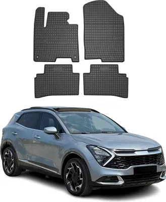Immagine prodotto di 2021-2025 Kia Sportage tappetini in gomma nera 4 pz