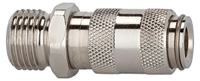Produktbild von Riegler Schnellverschlusskupplung NW 2,7, Edelstahl 1.4305, G 1/8 AG