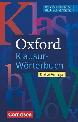 Produktbild von Oxford Klausur-Wörterbuch - Ausgabe 2025 - B1-C1