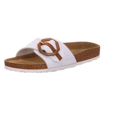 Image de Rieker Pantoufles pour dames Blanc