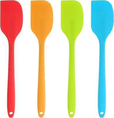 Immagine prodotto di Set di spatole in silicone per cucinare e friggere - Resistenti al calore e lavabili in lavastoviglie