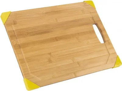 Immagine prodotto di ARTECSIS Tagliere in bambù grande con scanalatura per succo e manico, tagliere in bambù, antiscivolo, 30 cm x 40 cm x 1,5 cm