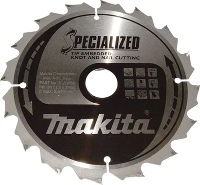 Produktbild von Makita Kreissägeblatt, SPECIALIZED TCT T.C.T - 190 x 30 mm - 16 Zähne - Holz