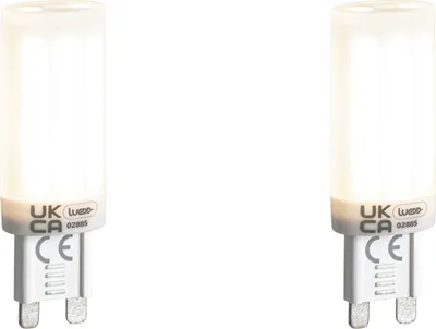 Produktbild von LUEDD 2er Set G9 3-Stufen dimmbarer LED-Lampen Opal 4,5W 500lm 4000K