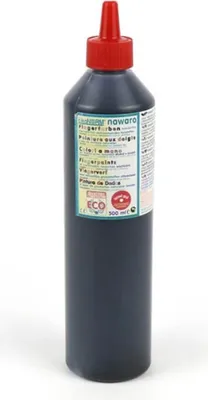Produktbild von ökoNorm Fingerfarbe nawaro, Flasche 500ml - schwarz
