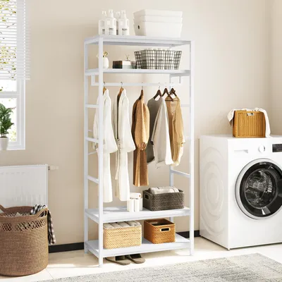 Productafbeelding van YITAHOME Garderobekast, hoge garderobe, industriële garderobekast met