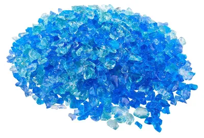 Obrázek produktu pro VEVOR ohnivé sklo, reflexní, 4,5 kg, sklo do krbu, skleněné bloky 12-19 mm, drcené skleněné kameny do krbu na propan-butan, aqua modrá + karibská modrá + aqua zelená