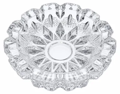 Glas-Kom 13 cm, Vintage Starburst-Design, Dekoschale