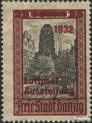 Produktbild von Briefmarken Danzig 1932 Mi 234 postfrisch LUPOSTA