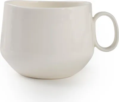 Produktbild von VERLO ETER CLOUD Kaffeetasse 230 ml – Elegante Tasse in Elfenbeinfarbe, Modernes Zeitloses Design, Hochwertige Keramik, Ideal für Kaffee, Cappuccino und Tee, Spülmaschinenfest, Stilvolle Dinnerware