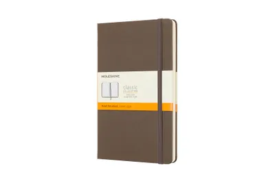 Produktbild von Moleskine Notizbuch Classic Collection L/A5 Groß (13x21) - mit festem Einband - 70g-Papier Liniert - Erdbraun