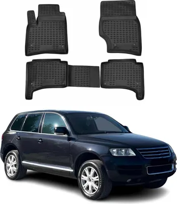 Immagine prodotto di 2002-2010 VW Touareg tappetini TPE nero 4 pz