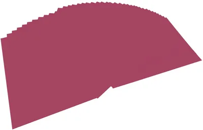 Produktbild von Folia 614/50 27, Rot, Einfarbig, A4 (210 x 297 mm), 300 g/m², 50 Blätter, Deutschland