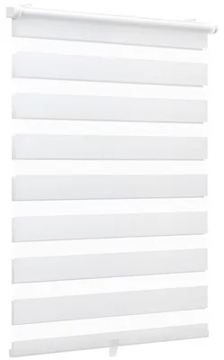 Zdjęcie produktu dla Podwójne rolety 60 x 210 cm - białe - nie wymagają montażu za pomocą wkrętów