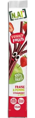 Produktbild von N.A! Nature Addicts Funny Fruits Erdbeere 16g