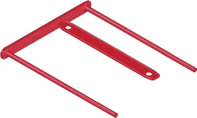 Produktbild von Bankers Box - Archivordner D-Clip, Box à 100 Stück, rot